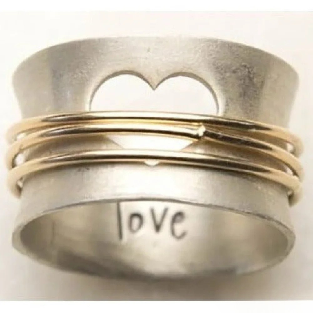 Vintage kostbare liefdesring