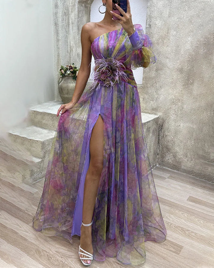 Cecilia | Elegante Split Jurk
