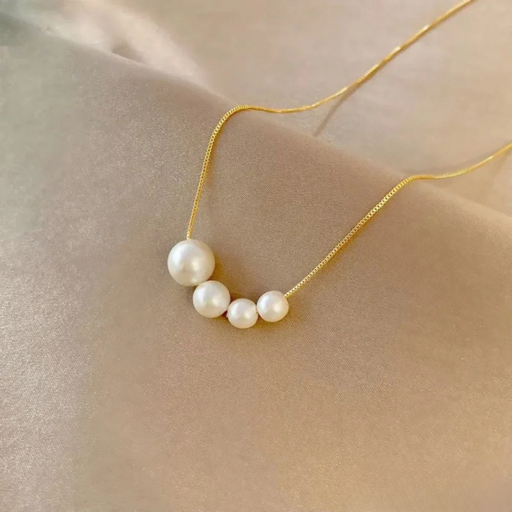 Gouden Zoetwaterparel Ketting