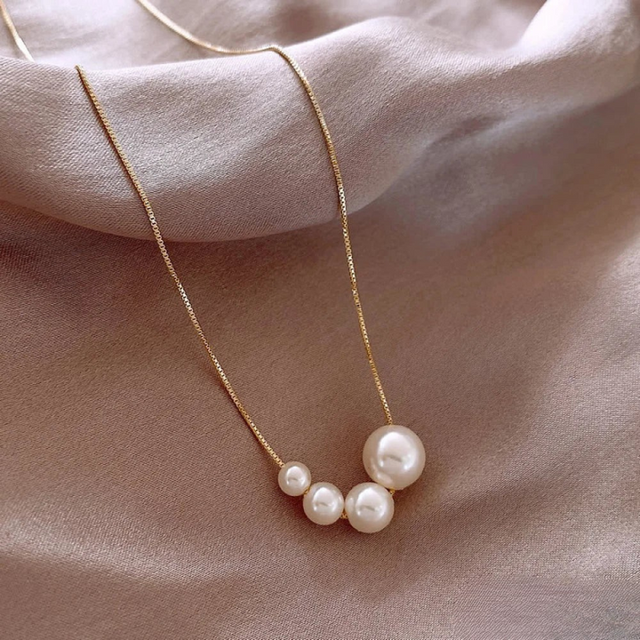 Gouden Zoetwaterparel Ketting