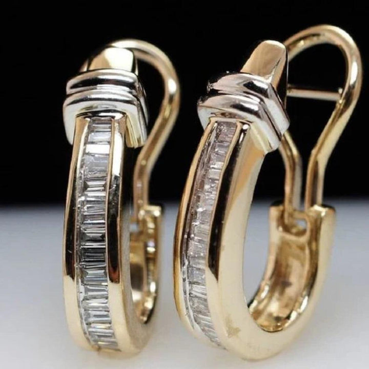 Valera vintage diamanten oorbellen