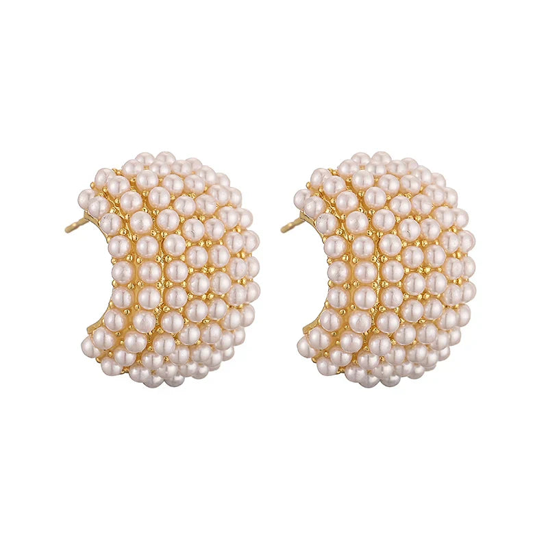 Klassieke stijl parel oorbellen