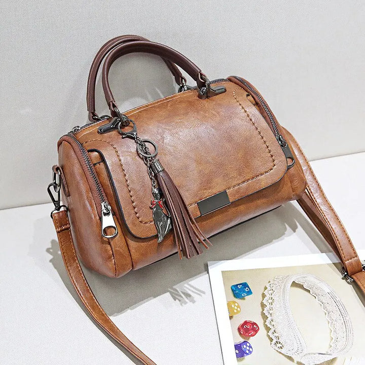 MELA™ | ELEGANTE LEREN SCHOUDERTAS