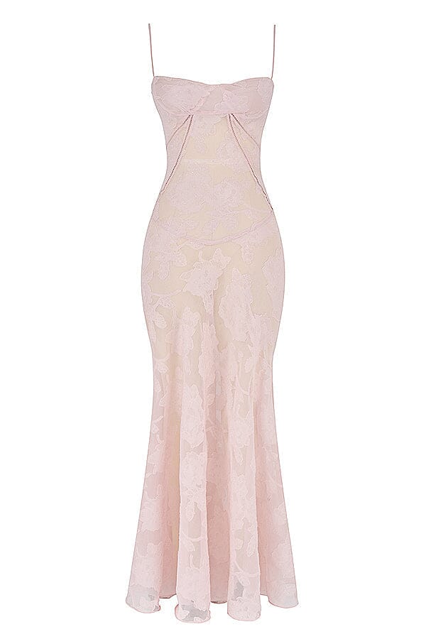 Alessia™ | Bloemen Geborduurde Jurk