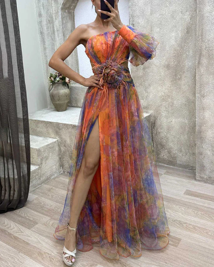 Cecilia | Elegante Split Jurk