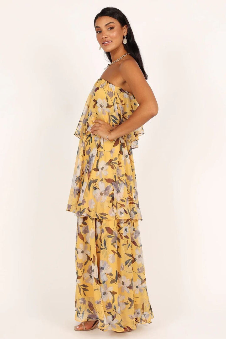 Elsie™ | Gelaagde Strapless Maxijurk