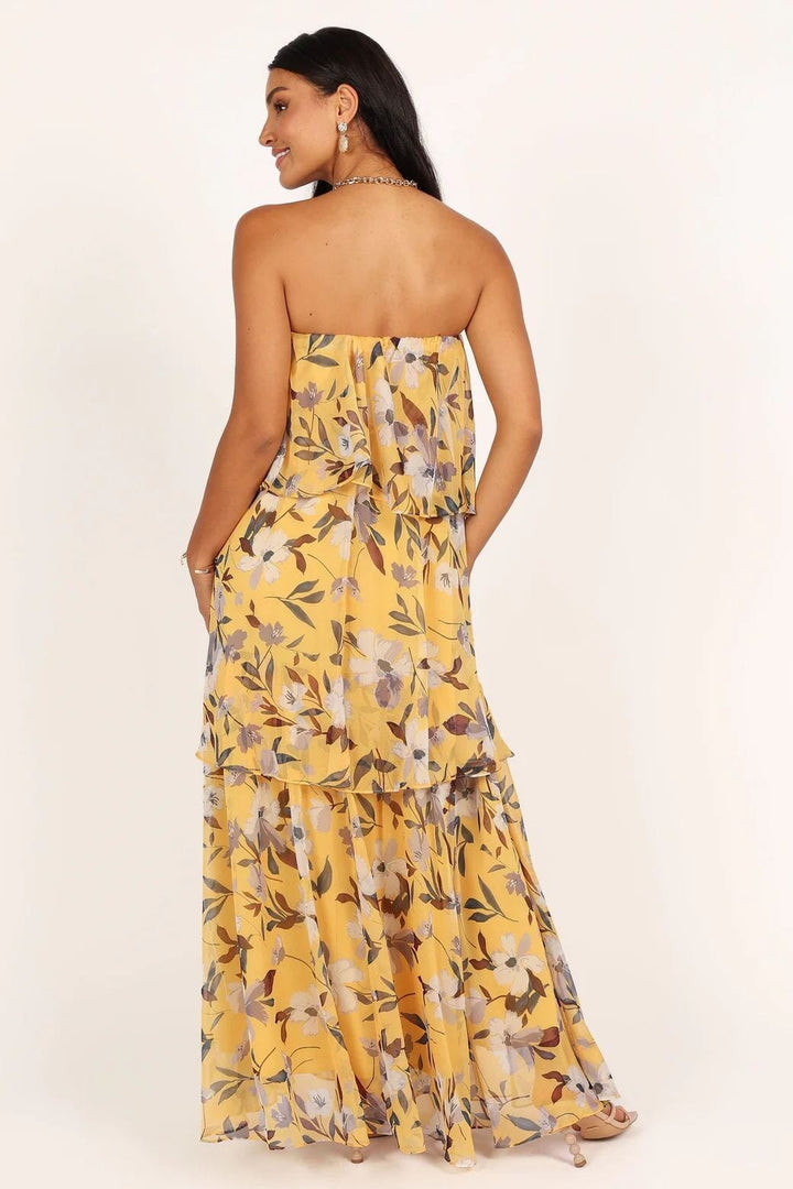 Elsie™ | Gelaagde Strapless Maxijurk