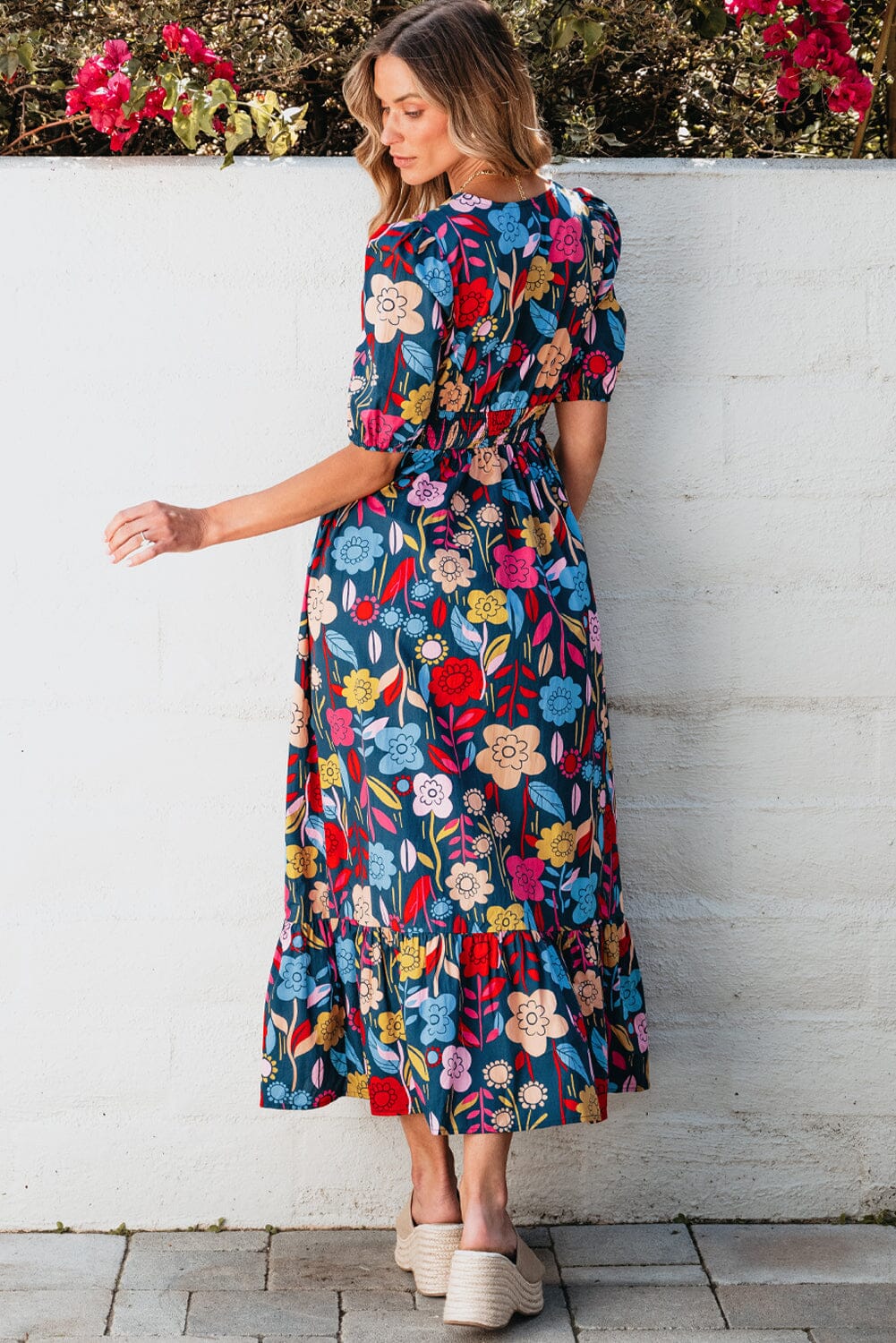 Emma™ | Retro Stijl Maxi Jurk