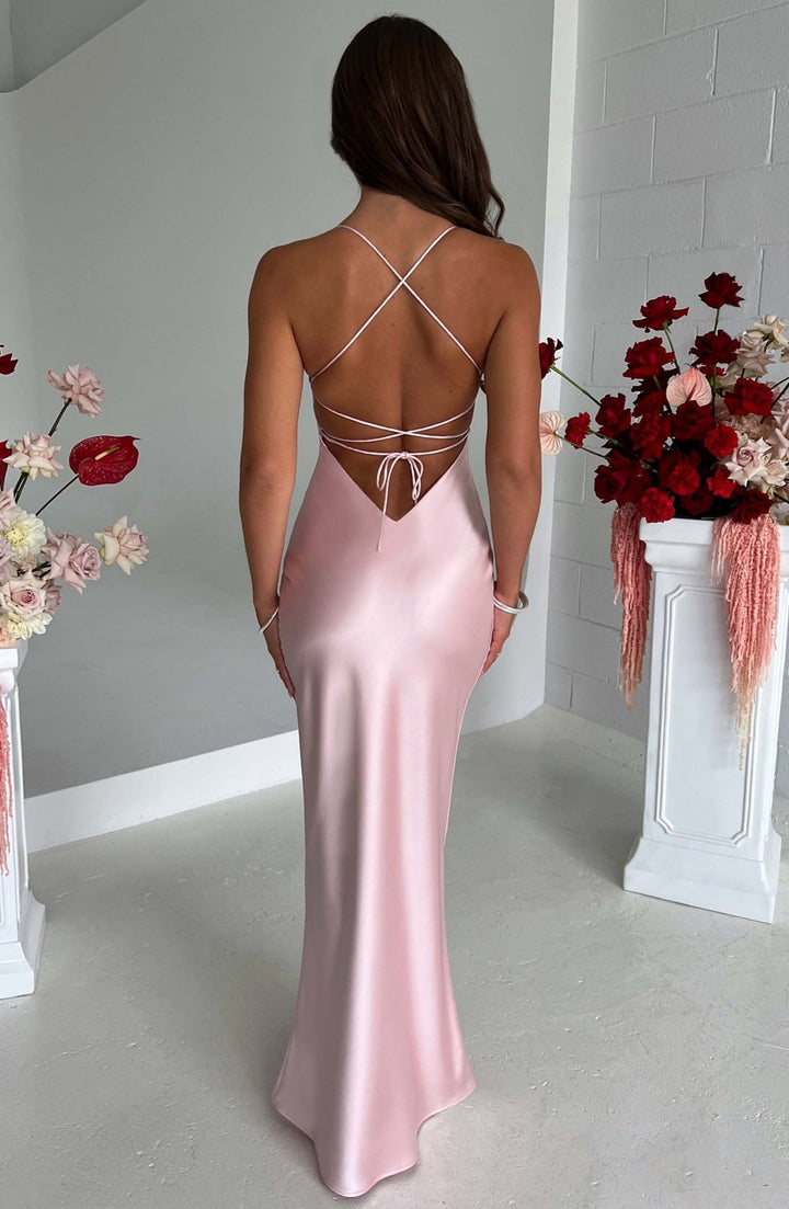 Isabelle™ | Luxe Satijnen Maxi Jurk