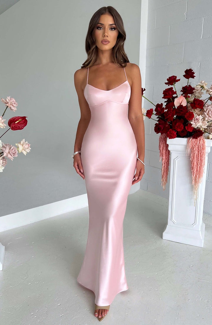 Isabelle™ | Luxe Satijnen Maxi Jurk