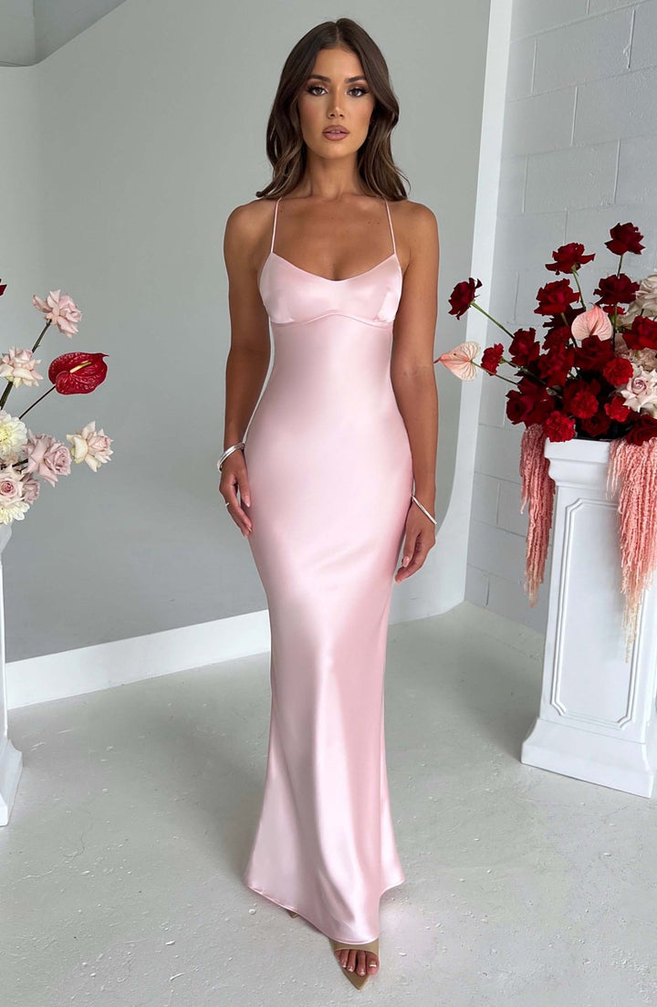 Isabelle™ | Luxe Satijnen Maxi Jurk