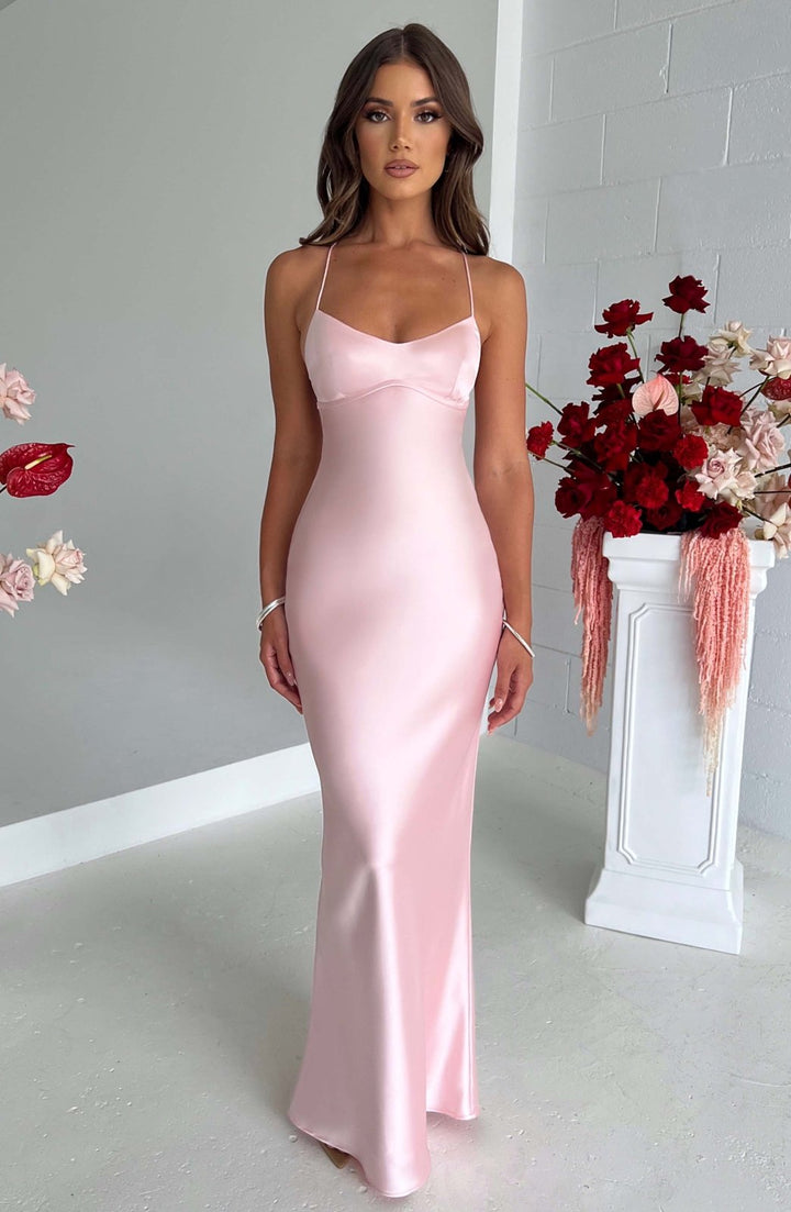 Isabelle™ | Luxe Satijnen Maxi Jurk