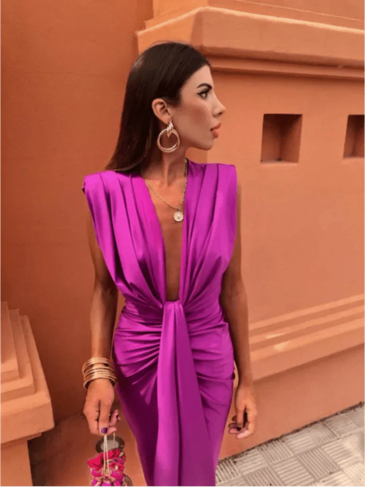 Lara™ | Luxe Satijnen Jurk
