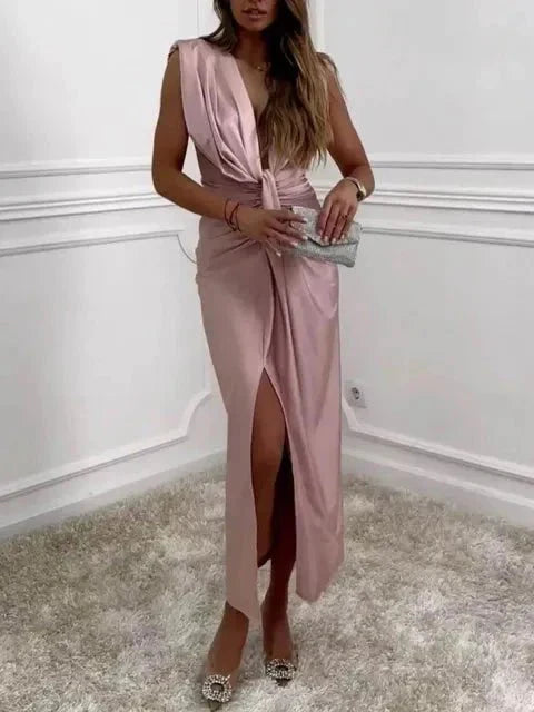 Lara™ | Luxe Satijnen Jurk