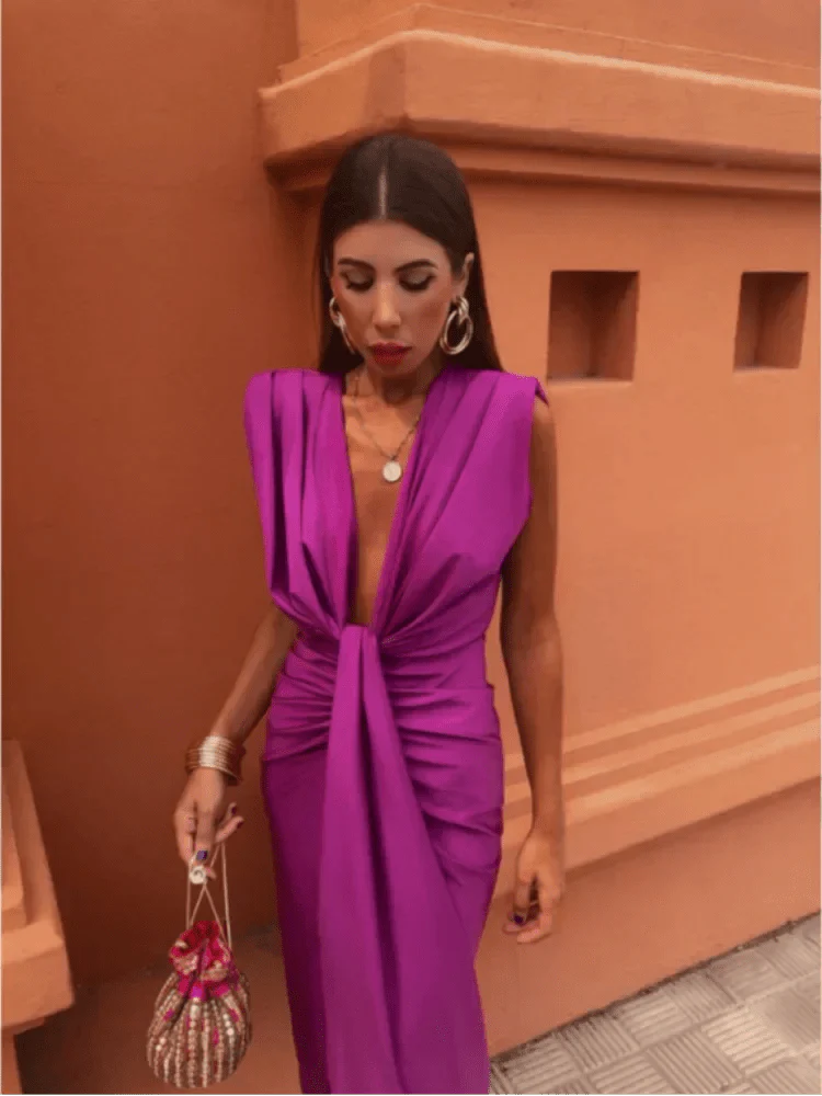 Lara™ | Luxe Satijnen Jurk