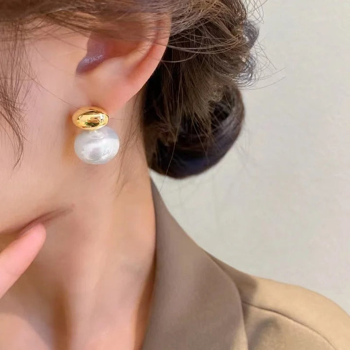 Aeri vintage parel oorbellen