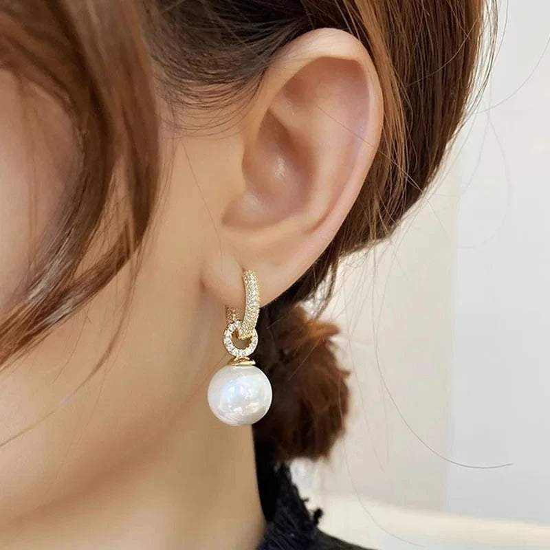 Mila elegante parel oorbellen