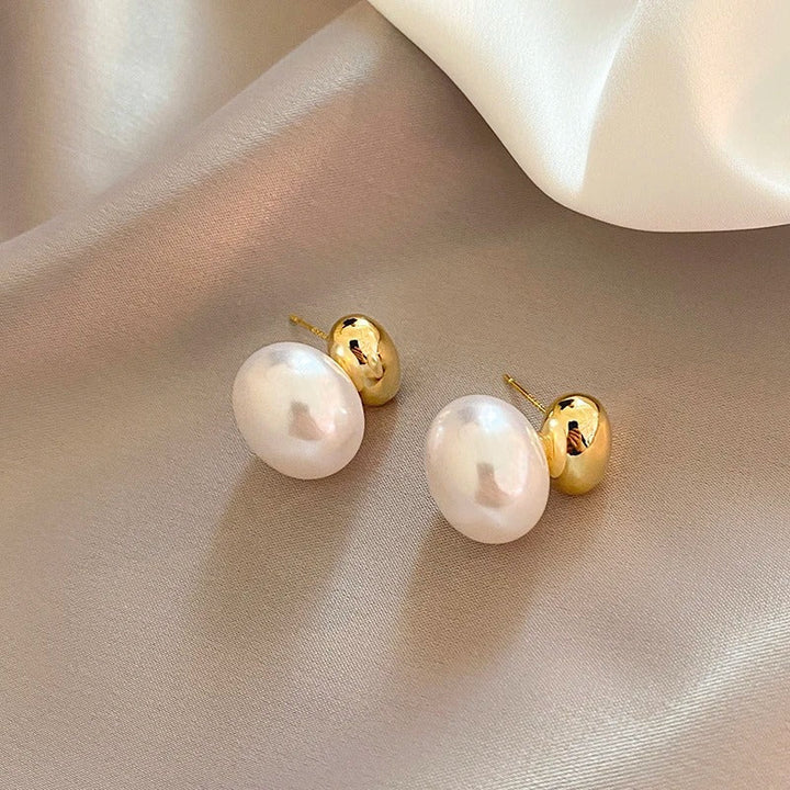 Aeri vintage parel oorbellen