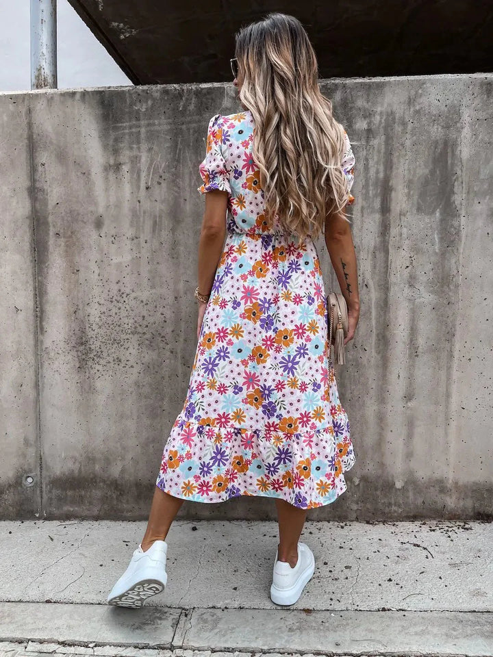 Naila™ | Elegante Bloemenjurk