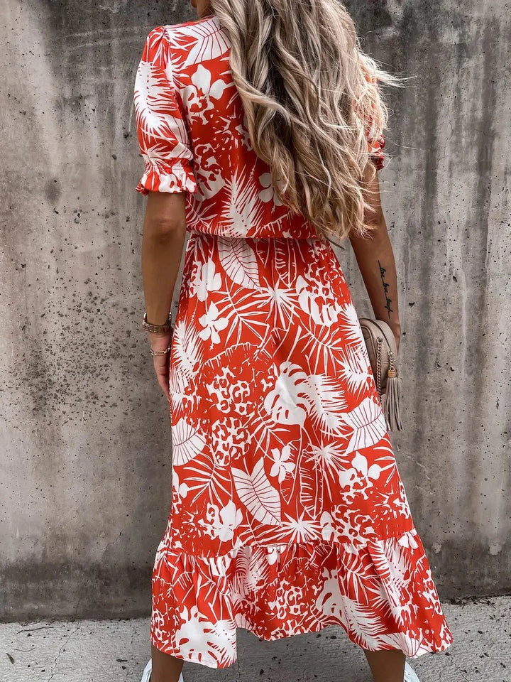 Naila™ | Elegante Bloemenjurk