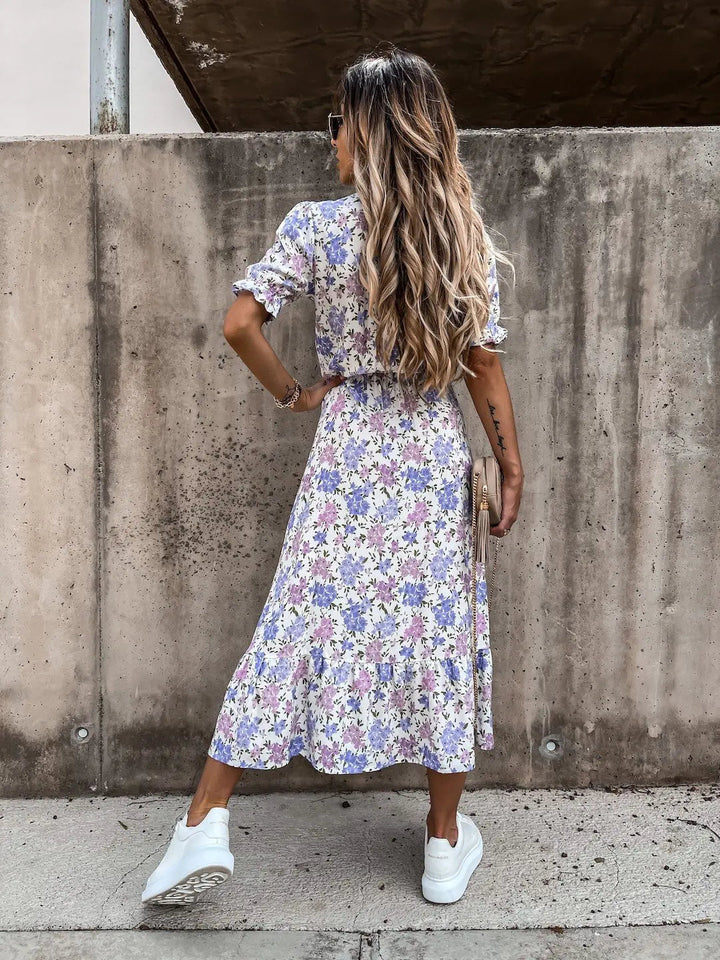 Naila™ | Elegante Bloemenjurk
