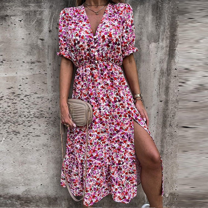 Naila™ | Elegante Bloemenjurk