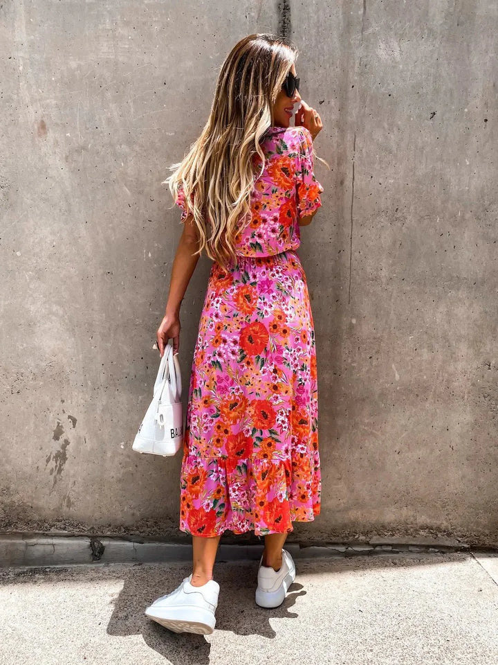 Naila™ | Elegante Bloemenjurk