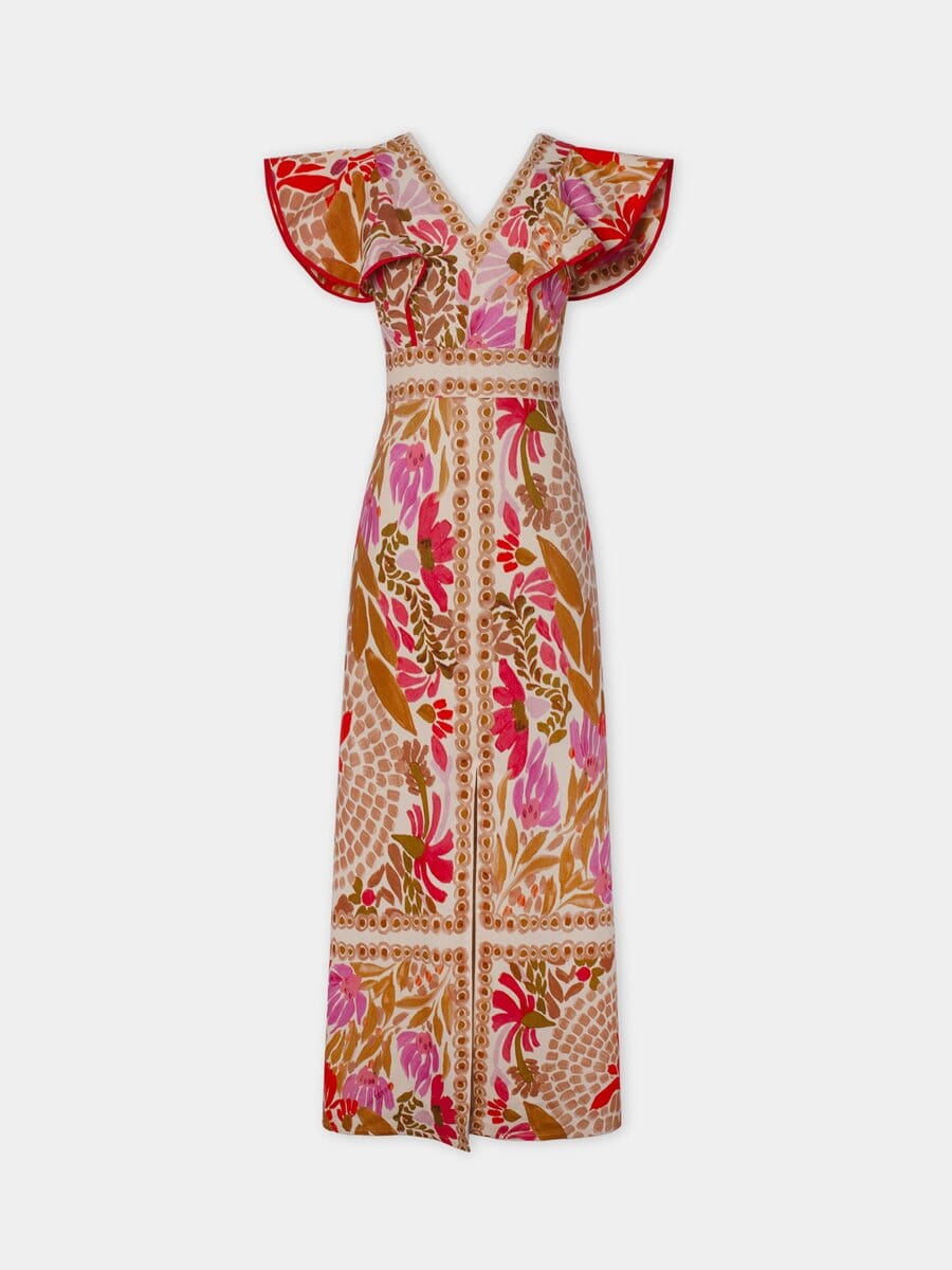 Olivia™ | Kleurrijke Maxi Jurk