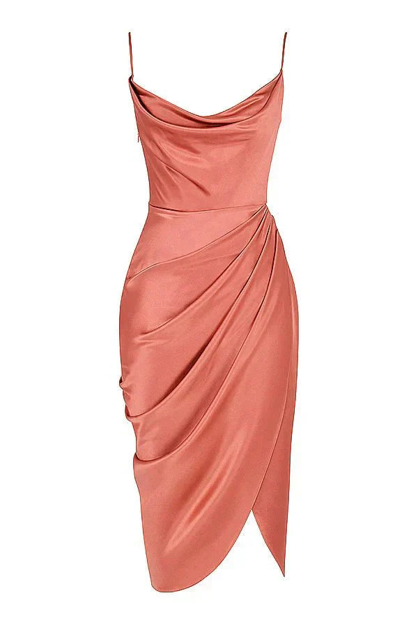 Scarlett™ | Luxe Zijde Maxi Jurk met Korset