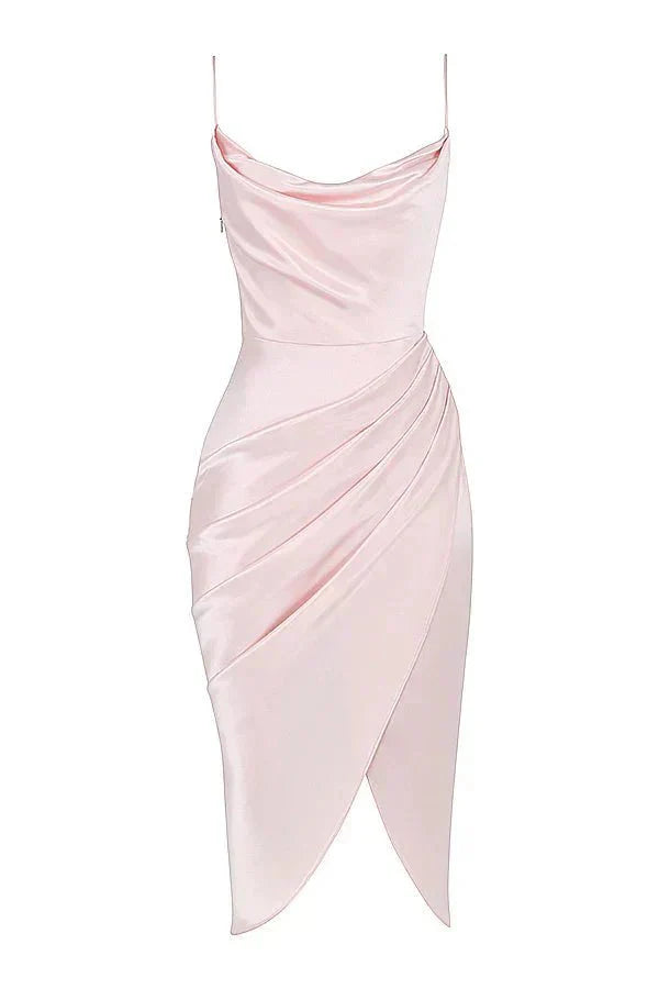 Scarlett™ | Luxe Zijde Maxi Jurk met Korset