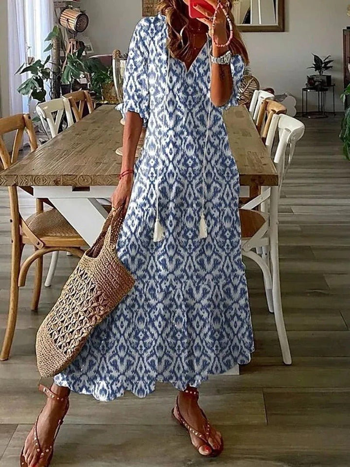 Tayla™ | Zomerse Jurk met Bloemenprint