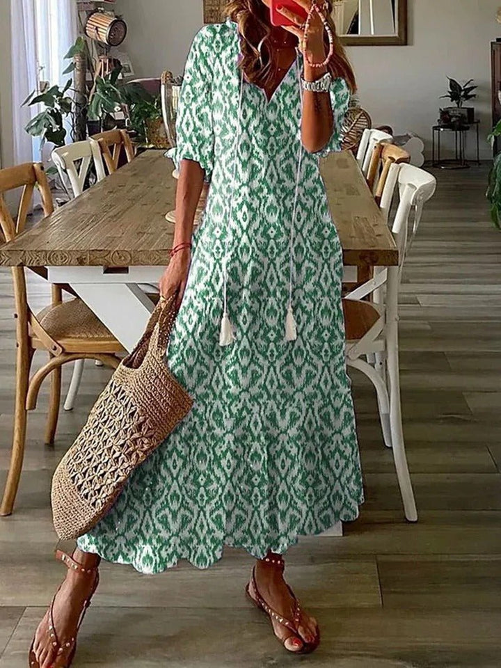 Tayla™ | Zomerse Jurk met Bloemenprint